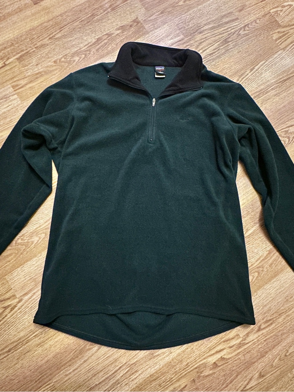 PATAGONIA Men's Deep Green Fleece Pullover Sweater Large